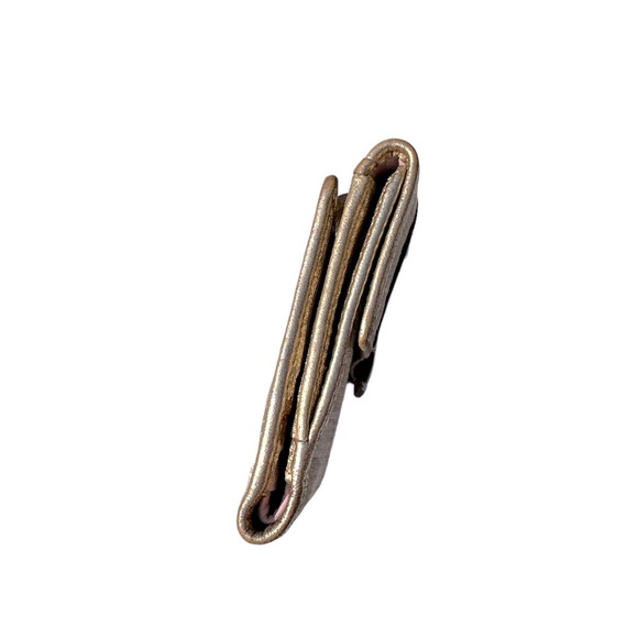 EUC Gold Shimmery Coach Wallet - Picture 5 of 11